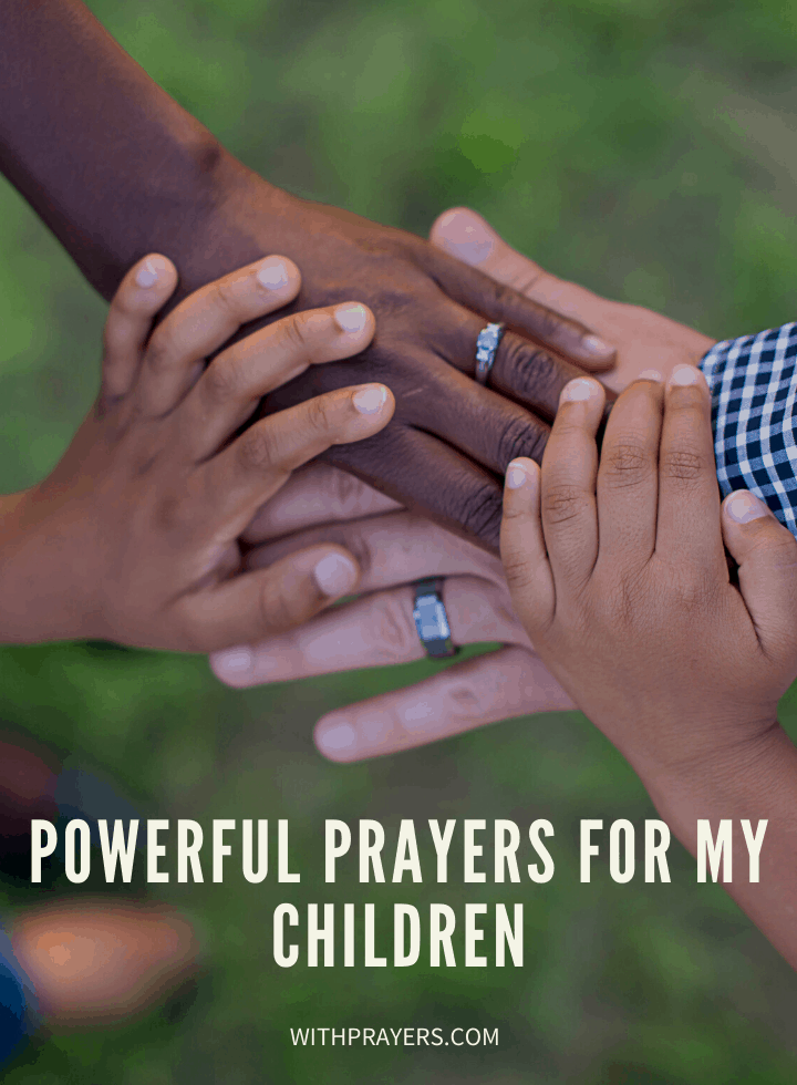 Prayers for my children