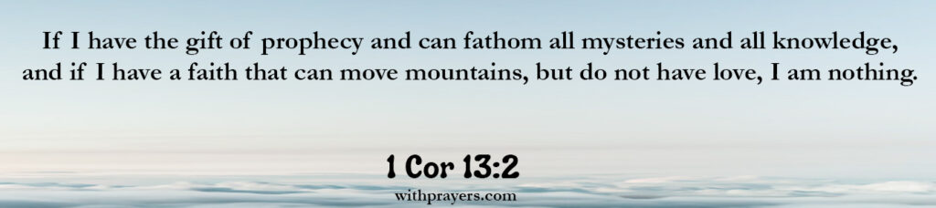 1 Cor 13:2 Bible Verse About Mountains