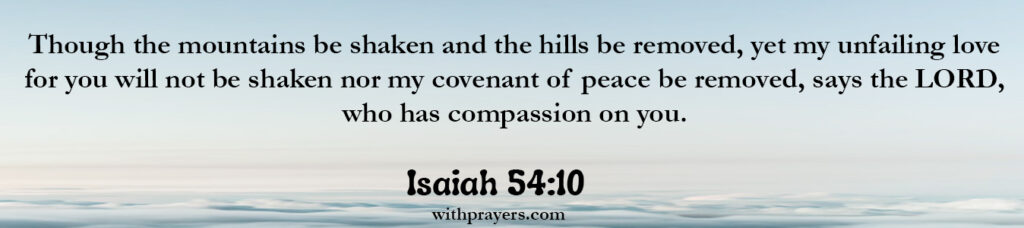 Isaiah 54:10 Bible Verse About Mountains